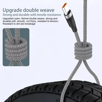 Câble de charge rapide USB Type C, longueur étendue de 8 m, cordon de données tressé en nylon, blindage durable, compatible avec les appareils Android