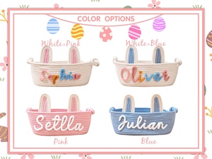 Cesta de almacenamiento de cuerda de algodón de estilo encantador con <span class=keywords><strong>nombre</strong></span> personalizado Kaiyue, bolsas grandes para mamá, organizador de pañales para bebé, cesta de almacenamiento de Juguetes - Product Image 5