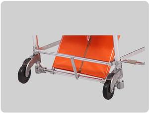 Silla elevadora de escalera 250Kg batería de litio aleación de aluminio eléctrica escalera médica Camilla carro plegable - Product Image 3