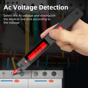 Testeur de tension AC sans contact intelligent Z2, écran LCD, 0-600V monophasé, IP65, alimenté par batterie - Product Image 1