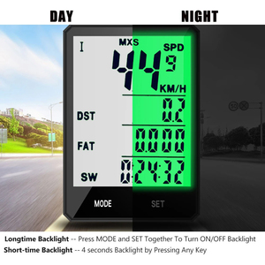 Ordenador de bicicleta inalámbrico y con cable impermeable MTB bicicleta ciclismo odómetro Digital cronómetro velocímetro accesorios de bicicleta - Product Image 4