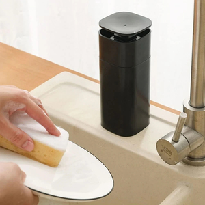 New Soap Dispenser for Kitchen <b>Sink</b> Countertop Dish Soap Dispenser Bathroom Pressing Hands Washing Soap <b>Storage</b> Container - Product Image 4