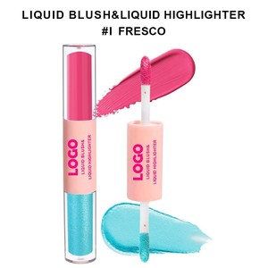 بلا شعار، 12 لونًا، أحمر خدود سائل مزدوج الأطراف للوجه، هايلايتر، كونتور، مكياج أساس - Product Image 5