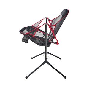 Mecedora al aire libre cómoda tela suave marco de metal jardín Camping senderismo Silla de playa con reposabrazos y almohada - Product Image 2
