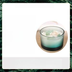 <span class=keywords><strong>Bougie</strong></span> d'aromathérapie en verre avec pierre de cristal et cire de soja, ornement parfumé coloré pour la maison, idéale comme cadeau de mariage, vente en gros - Product Image 6