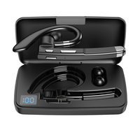 Écouteurs Bluetooth YYK-520 à Oreille Unique V5.2, Casque Stéréo Sans Fil à Réduction de Bruit, Oreillette Sportive Mains Libres