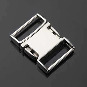 Hebilla de Liberación Lateral de Metal Jiuyuan de 25 mm, Aleación Plateada, Duradera, para Accesorios de Bolsos - Product Image 1