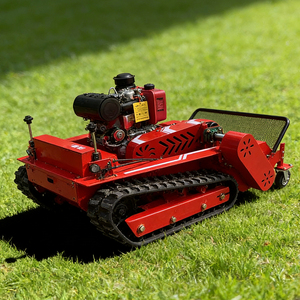 Tondeuse à fléaux télécommandée à chenilles, moteur 4 temps, hauteur de coupe réglable de 80 à 120 cm, certifiée CE - Product Image 5