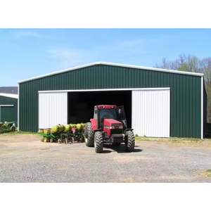 Kết cấu thép đúc sẵn trang trại kim loại xây dựng nhà kho nông nghiệp nhà để xe Hạt lưu trữ container nhà cực Barn Bộ dụng cụ - Product Image 1