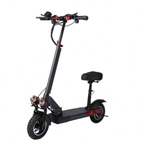 High Quality Intelligent 10 Inch Long Range 350W Aluminum Alloy <strong>Electric</strong> <strong>Scooter</strong> 48v Folding Full Suspension Adult Seat 150kg - Product Image 1