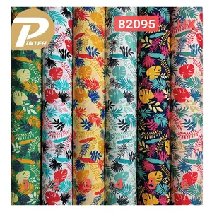 Tecidos de vestuário com impressão de viscose e rayon 100 com estampa floral digital personalizada popular