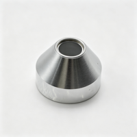 Réflecteur SMO de haute précision, usiné CNC en aluminium, lisse, pour kit de modification de lampe torche DIY