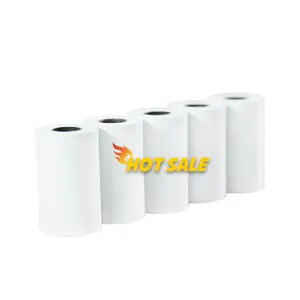 Professional Design Team Neat Surface Cut White Pos Receipt 37x40mm Cash Register Thermal Paper Roll