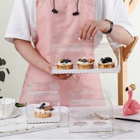 Boîtes à gâteaux hautes Sunshine Quality en carton, taille personnalisée, recyclables, pour emballage alimentaire de cupcakes, vente en gros