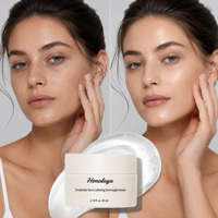 Masque de nuit hydratant et éclaircissant végétalien pour peau de verre, à base de probiotiques de riz coréen, en gelée barrière, pour OEM/ODM en gros