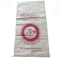 Sac en plastique tissé recyclable personnalisé à double épaisseur avec membrane intérieure PP Vente en gros Engrais Sacs agricoles étanches pour alimentation
