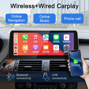 STWEI 12.3inch For X5 E70 X6 E71 CIC Linux Car Multimedia <b>Players</b> Head Unit Wireless CarPlay Android Bluetooth GPS Navigation - Product Image 4
