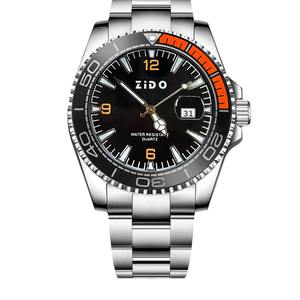 Reloj <span class=keywords><strong>de</strong></span> marca Quarter Orange para hombre, reloj no mecánico <span class=keywords><strong>de</strong></span> cuarzo automático deportivo <span class=keywords><strong>de</strong></span> ocio <span class=keywords><strong>de</strong></span> alto nivel <span class=keywords><strong>de</strong></span> apariencia para hombre - Product Image 5