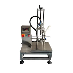 Semi-automatic weighing metering liquid filling machine hand sanitizer cleaning agent filling machine