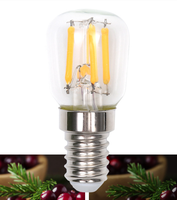Corps en verre E12/E14 base 4W 2700K réfrigérateur led mini lumière T26 ampoule à filament
