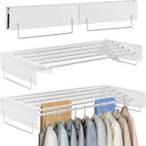 2026 Foldable Laundry Rack for <b>Air</b> Drying Clothing Extendable <b>Step</b> up Laundry Clothes Drying Side Hook - Product Image 1