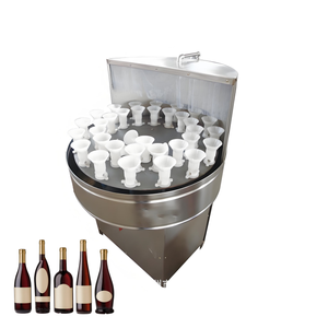 Laveuse de bouteilles manuelle personnalisée 32 têtes Machine à laver les bouteilles de jus d'eau de bière et de vin pour nettoyer les bouteilles en plastique PET en <span class=keywords><strong>verre</strong></span> - Product Image 1