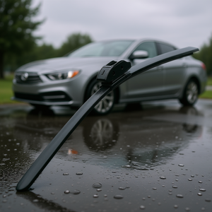 Lame d'essuie-glace universelle de remplacement 28 pouces sans armature en caoutchouc naturel pour voiture - Product Image 2