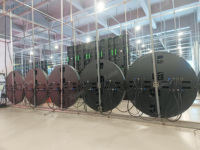 Écran LED créatif d'extérieur P1.9 en forme semi-circulaire, haute luminosité, mur vidéo LED de location pour événements et publicité