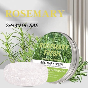 Barre de shampooing à la menthe Shampooing au romarin Arbre à thé assombrissant pour la croissance des cheveux gris - Product Image 3