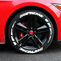 Multifunction के लिए सजाया निविड़ अंधकार पीवीसी रबर टायर कार decals पत्र स्टिकर कार