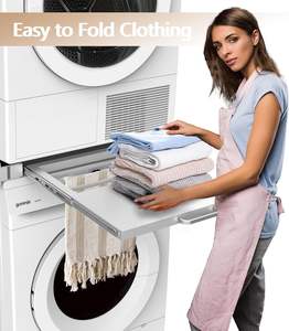 Marco de conexión para secadora con placa extraíble, embalaje para envío por correo, kit universal de apilamiento para lavadora - Product Image 3