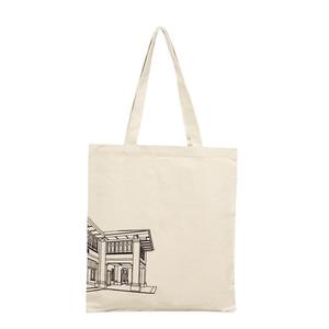 Sacs à provisions portables créatifs personnalisés en coton sacs-cadeaux publicitaires immobiliers sac en toile imprimée à la mode 25 - Product Image 5