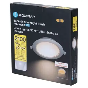 <b>downlight</b> led empotrable redondo 18w luz clida, ideal para iluminacin eficiente en hogares y oficinas. - Product Image 3
