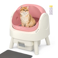 AutoScooper 11 Bac à litière automatique pour chat intelligent, grande capacité, écologique, contrôle des odeurs, nettoyage facile, mains libres, pour plusieurs chats