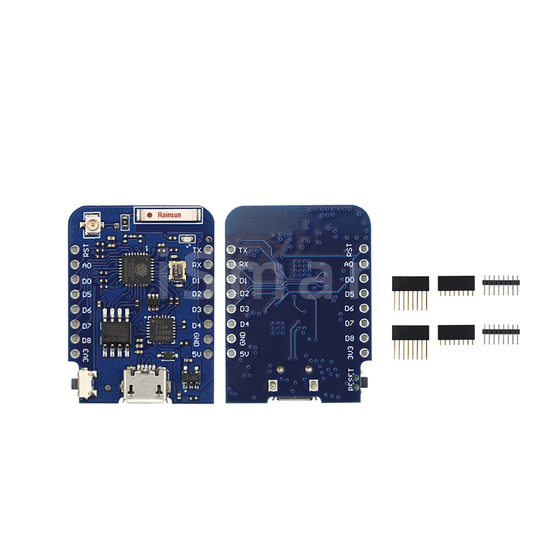 WEMOS D1 Mini Pro ESP8266 – 16M Byte Con Connettore Antenna Esterna E Antenna WiFi SMA - Foto 4