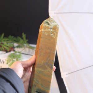 선물용 천연 크리스탈 공예품 장식, 대형 에너지 포인트 기둥 석영 크리스탈 포인트 오벨리스크 타워 - Product Image 5