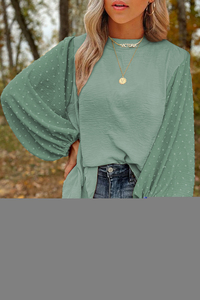 Camicetta Casual da <span class=keywords><strong>Donna</strong></span> con Maniche a Sbuffo <span class=keywords><strong>Marrone</strong></span> alla Moda, <span class=keywords><strong>Blusa</strong></span> Larga con Decorazioni - Product Image 2