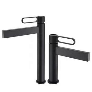 Kiểu dáng đẹp hiện đại thép không gỉ 304 duy nhất-lỗ lưu vực vòi nước hiện đại nóng/lạnh gốm đơn rỗng xử lý thiết kế hiện đại - Product Image 1