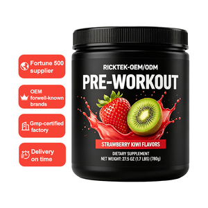 Richtek Energy Endurance <span class=keywords><strong>Booster</strong></span>, poudre pré-entraînement en vrac, complément sportif pour la musculation, pré-entraînement pour adultes - Product Image 1