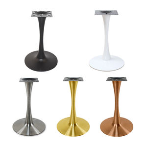 Pieds de <span class=keywords><strong>pied</strong></span> de table de trompette Base de table de <span class=keywords><strong>tulipe</strong></span> Jambe de meuble contemporain Acier inoxydable/fer à manger <span class=keywords><strong>Métal</strong></span> Fer personnalisé OEM Restaurant - Product Image 1