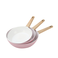 Ensemble de poêles à frire modernes en aluminium, à induction profonde, antiadhésives, ustensiles de cuisine de luxe, pour hôtels et restaurants