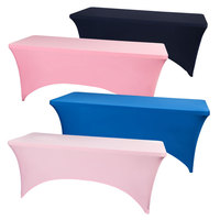 28 couleurs Polyester beauté lit couverture Spandex Stretch nappe cils pour Salon mariage fête