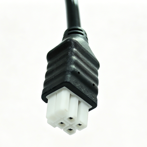 Kabel Spiral Molex 5557 6 Pin Custom Pitch 2 3 4 5 6, Pitch 4.2mm, Jaket TPU PUR, 20AWG*6C OD7.5mm HITAM - Product Image 5