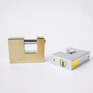 Bảo mật cao Rắn sắt khóa hình chữ nhật nhiệm vụ nặng nề ổ khóa sắt ổ khóa - Product Image 6