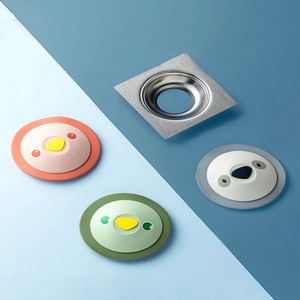 Tapa Circular para Desagüe de Piso, Fácil de Limpiar, Antiolores, Prevención de Insectos, Tapón para Lavabo de Baño, Tipo Compresión - Product Image 4