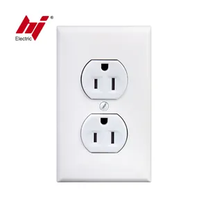 15a Socket 15A Rated Current Residential/General-Purpose Application Wall Socket For America