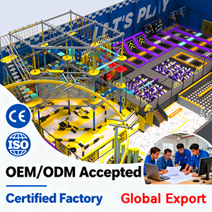 Nuevo Parque de Trampolines 2026, Equipo de Juegos Interior para Niños, Circuito de Cuerdas, Parque de Aventuras para Adultos, Foso de Espuma, <span class=keywords><strong>Diseño</strong></span> Gratuito en Venta - Product Image 4