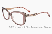 Lunettes de soleil œil-de-chat en acétate de haute qualité pour femmes avec monture optique de créateur 54-16-142, design pour toutes les formes de visage