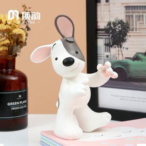 Top Rhyme Puppy Figurine Resin Craft Multi Piece Package Living Room Desktop Decoration - Product Image 4