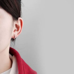 Minimalist 18k Gold Plated Heart Hoogie <b>Earring</b> for Women Hoop <b>Earrings</b> Geometric Love Hoop <b>Earrings</b> for Women - Product Image 4